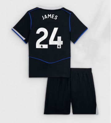 Chelsea Reece James #24 Tredjetrøje Børn 2025-26 Kortærmet (+ Korte bukser)
